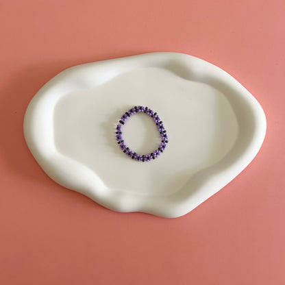 Purple Daisy Bracelet