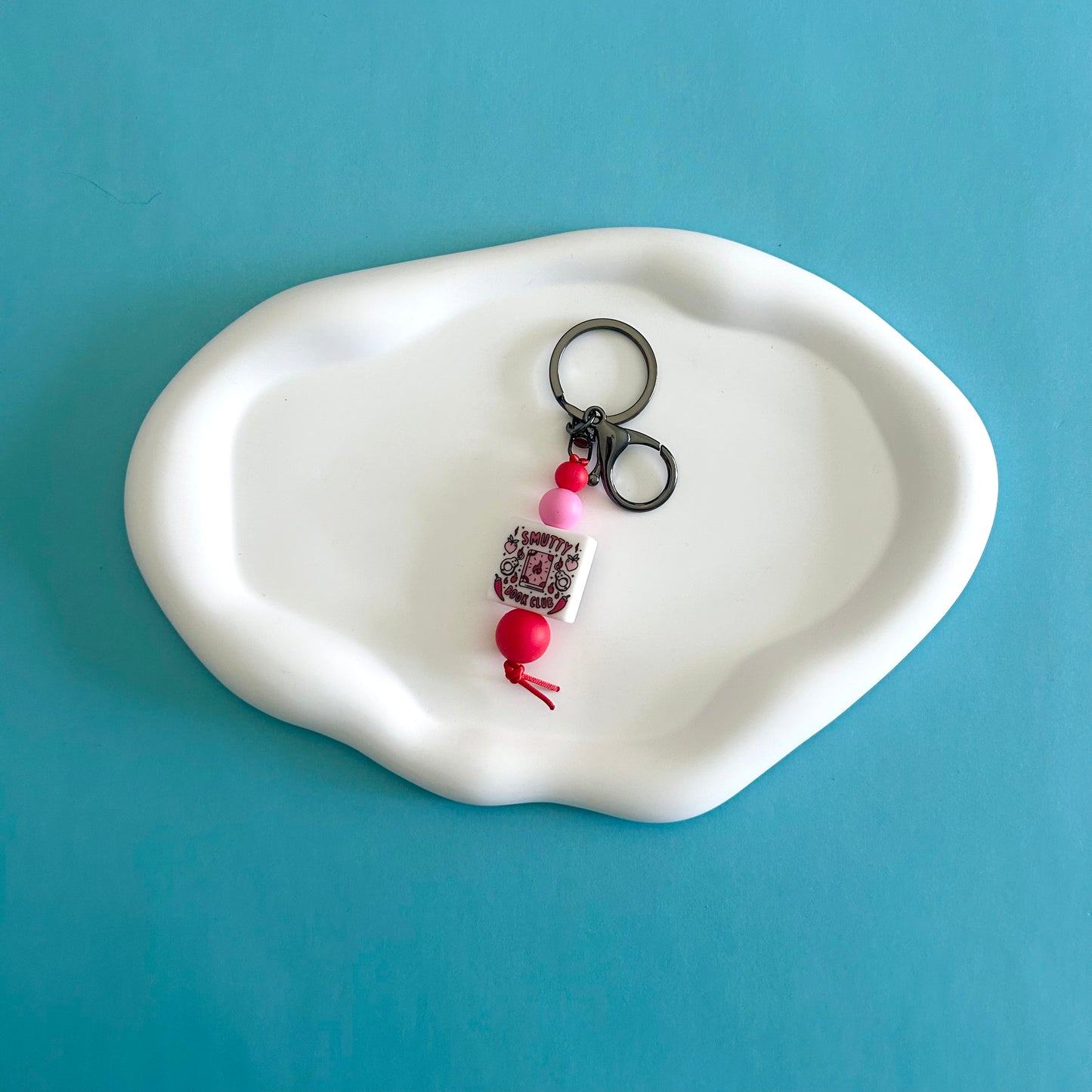 Smutty Book Club Keychain