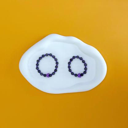 Purple Heart Mama/Mini Bracelet