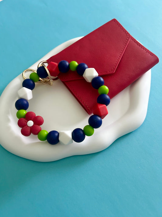 Red Daisy Wallet Set