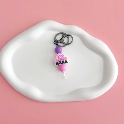 Rainbow Mama Keychain