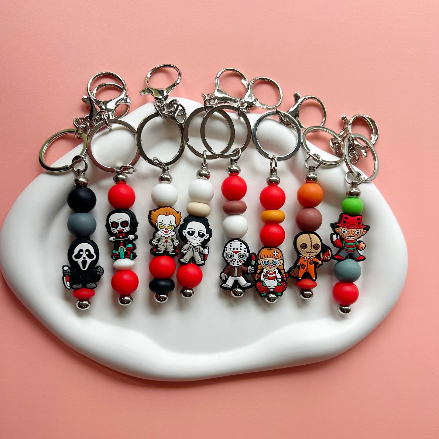 Scary Movie Character Keychains