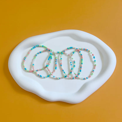 Bright Seed Bead Stack