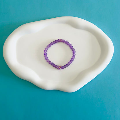 Purple Flower Bracelet