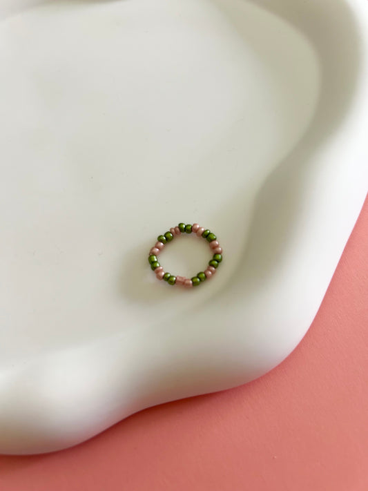 Pink and Green Ring