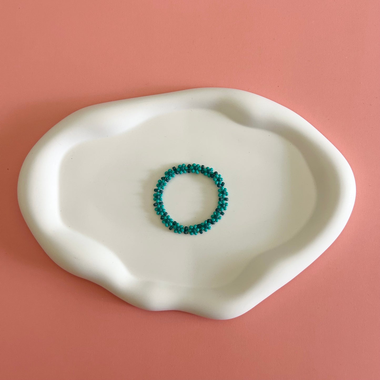 Teal Daisy Bracelet