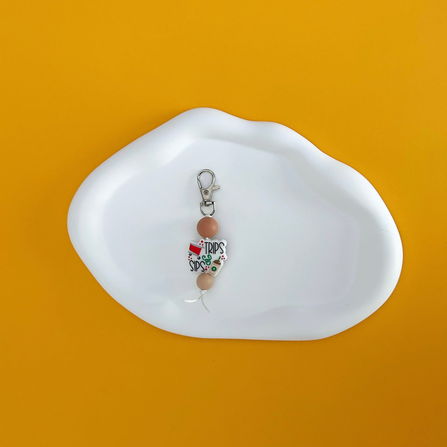 Sips and Trips Straw Charm