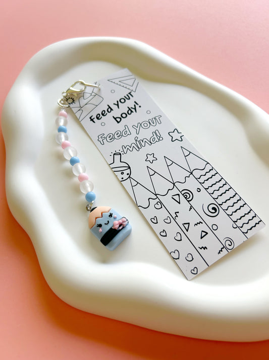 Pencil and Space Double Sided Bookmark