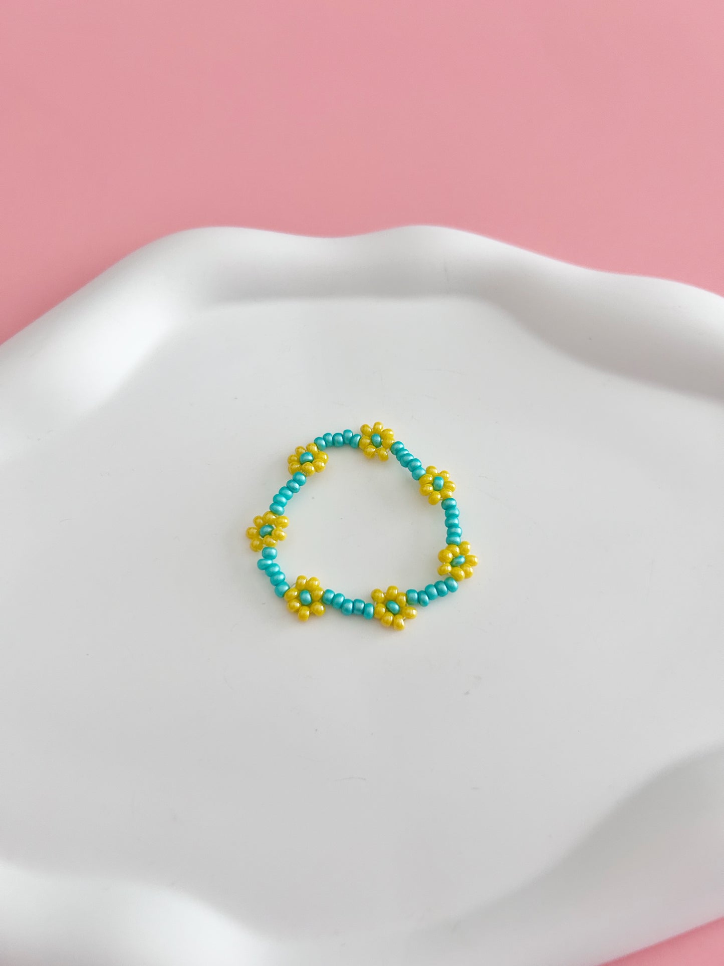 Yellow Daisy Bracelet