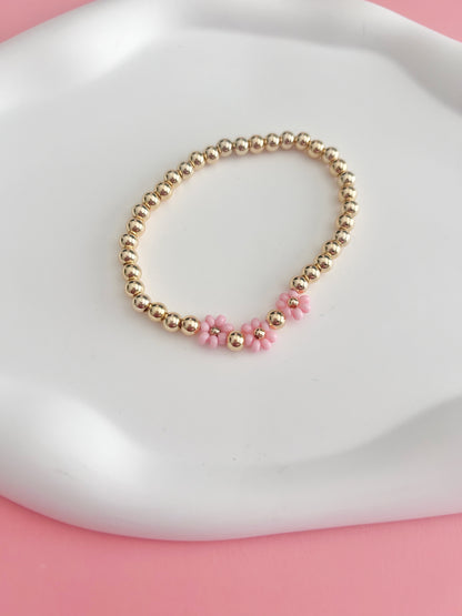 Gold Daisy Bracelet