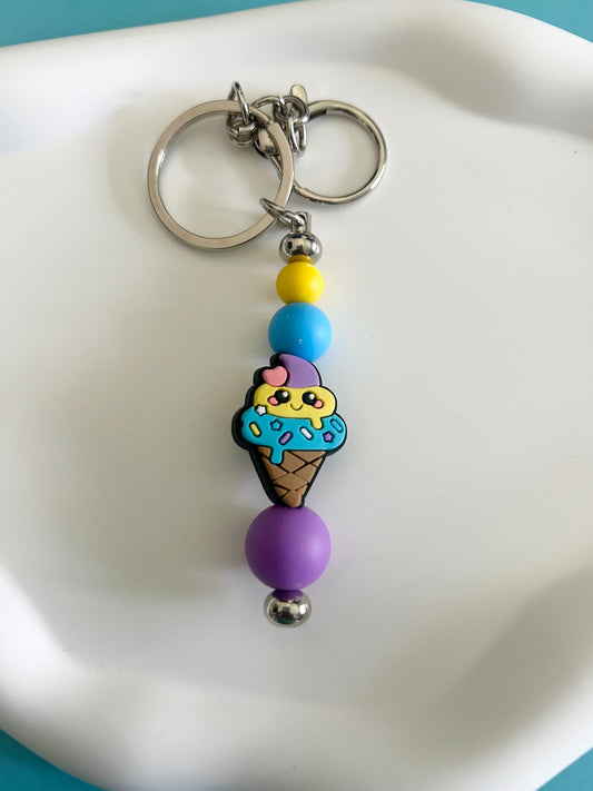 Ice Cream Keychain