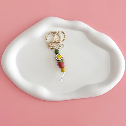 Flower Pot Keychain