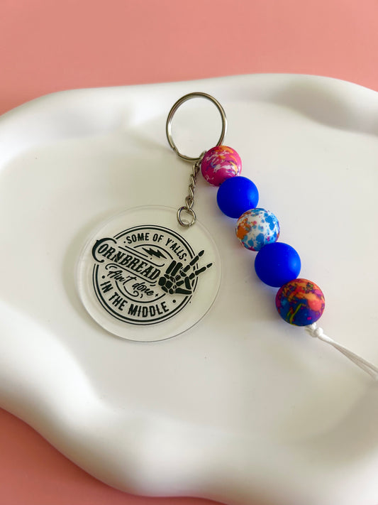 Yalls Cornbread Keychain