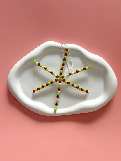 Green and Red Ornament