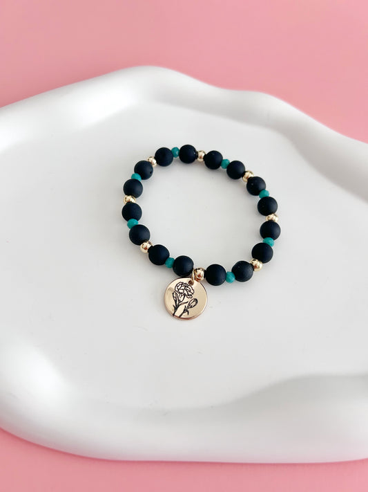 Floral Charm Bracelet