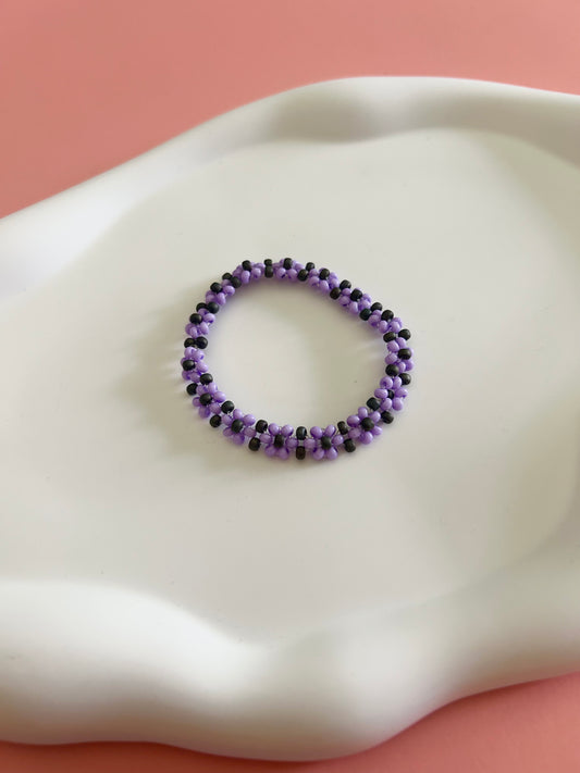 Purple Daisy Bracelet