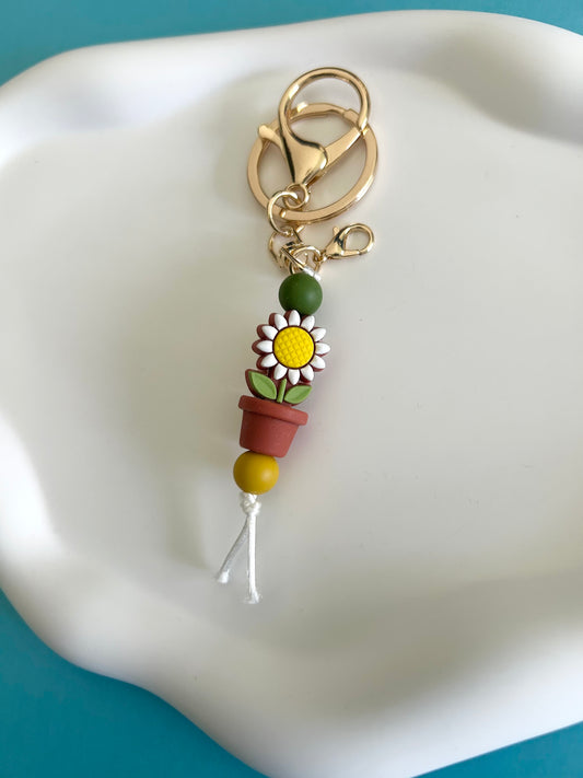 Flower Pot Keychain
