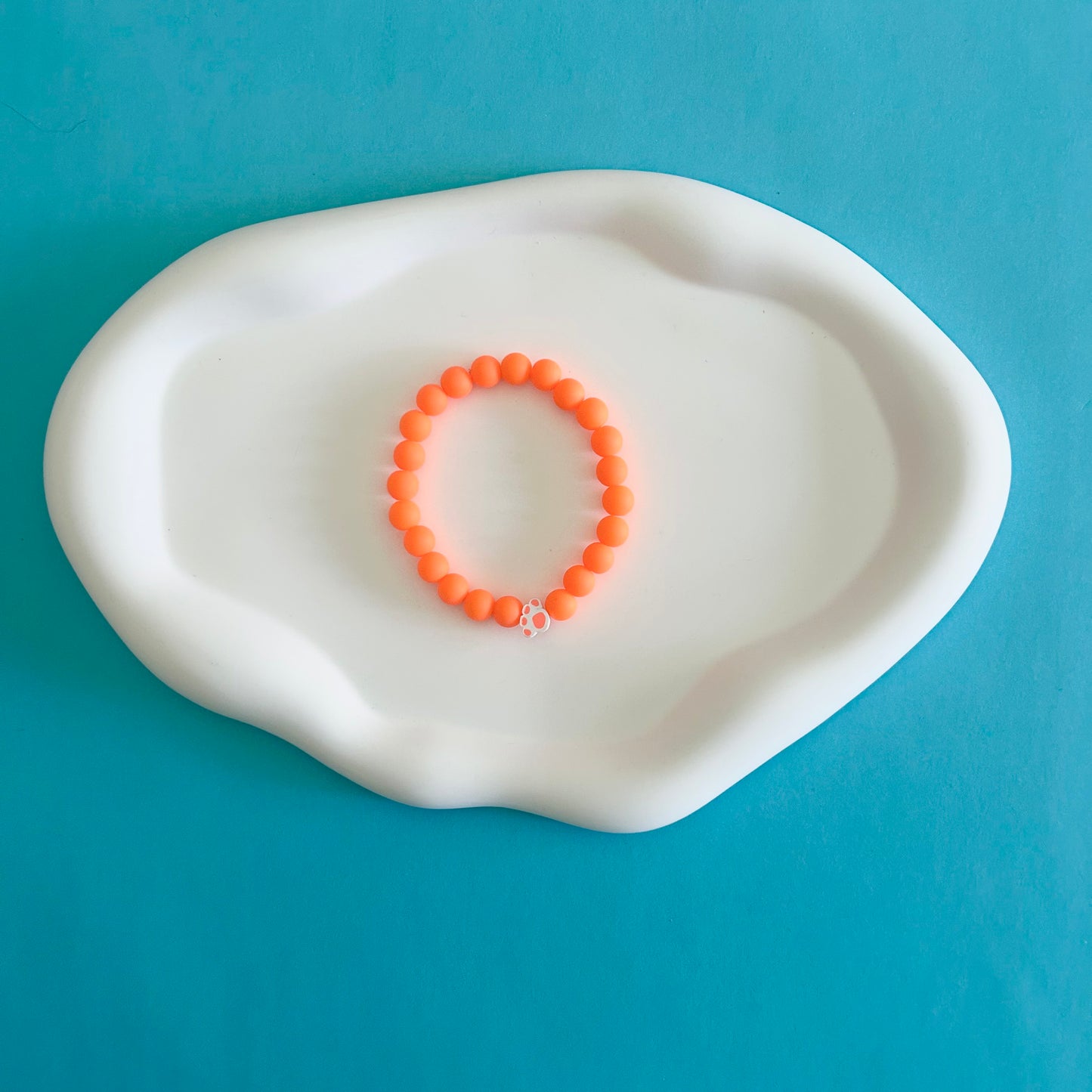 Orange Paw Bracelet