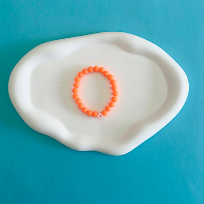 Orange Paw Bracelet