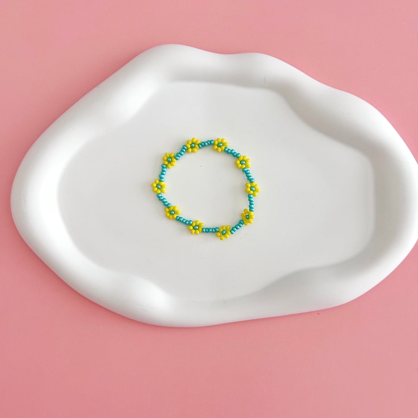 Yellow Daisy Bracelet