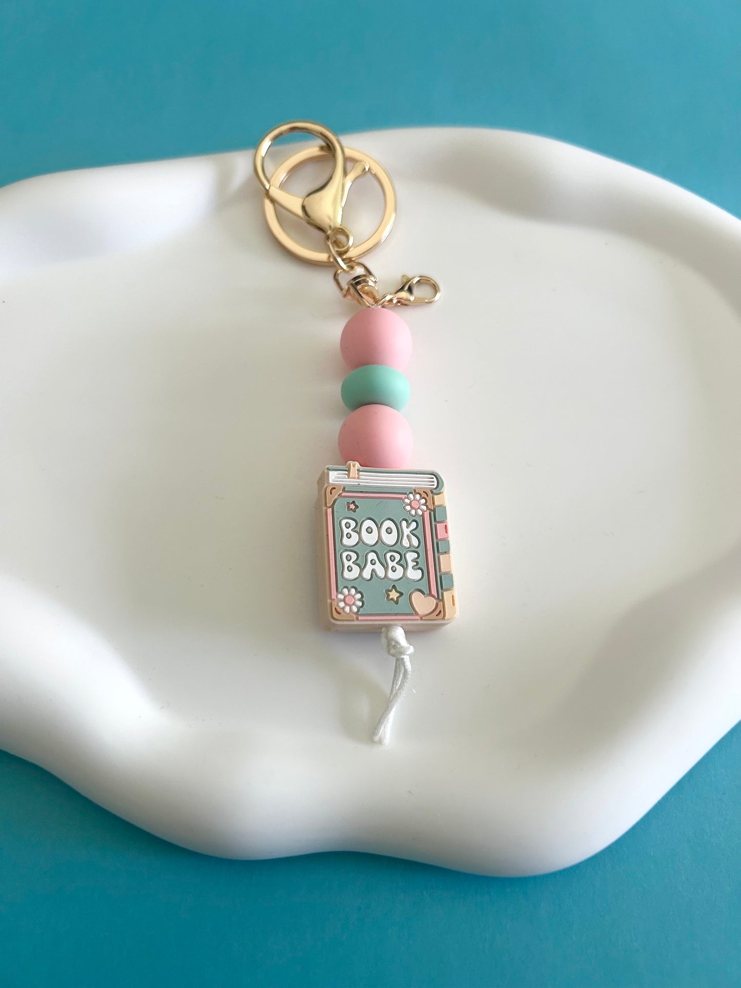Book Babe Keychain