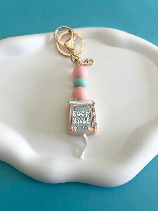 Book Babe Keychain