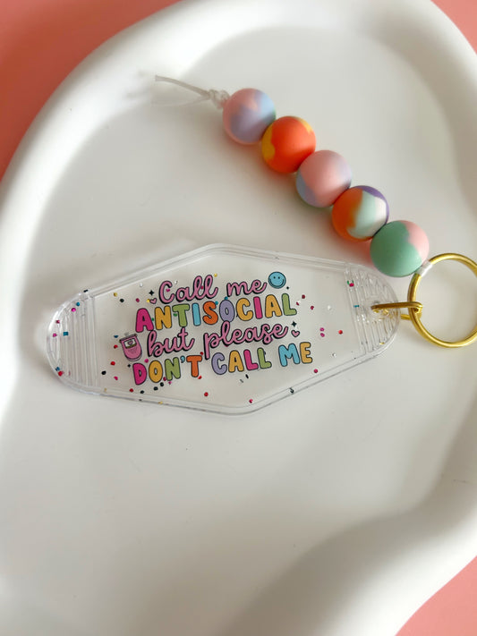 Anitsocial Keychain