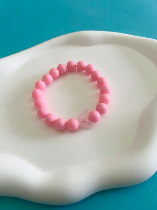 Pink Butterfly Bracelet