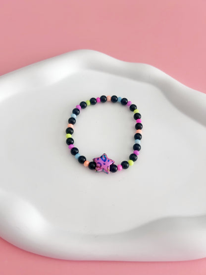 Neon and Black Bracelet