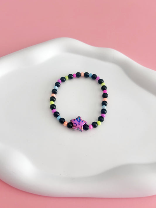 Neon and Black Bracelet