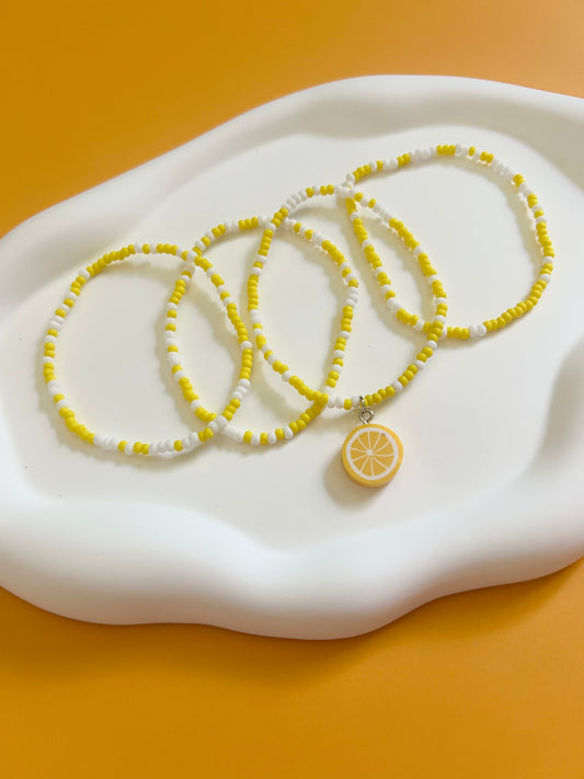 Lemon Seed Bead Stack