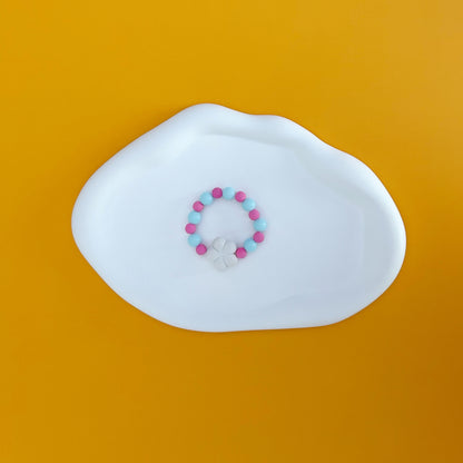 White Flower Bracelet