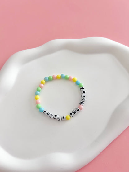 Coffee and Books Bracelet