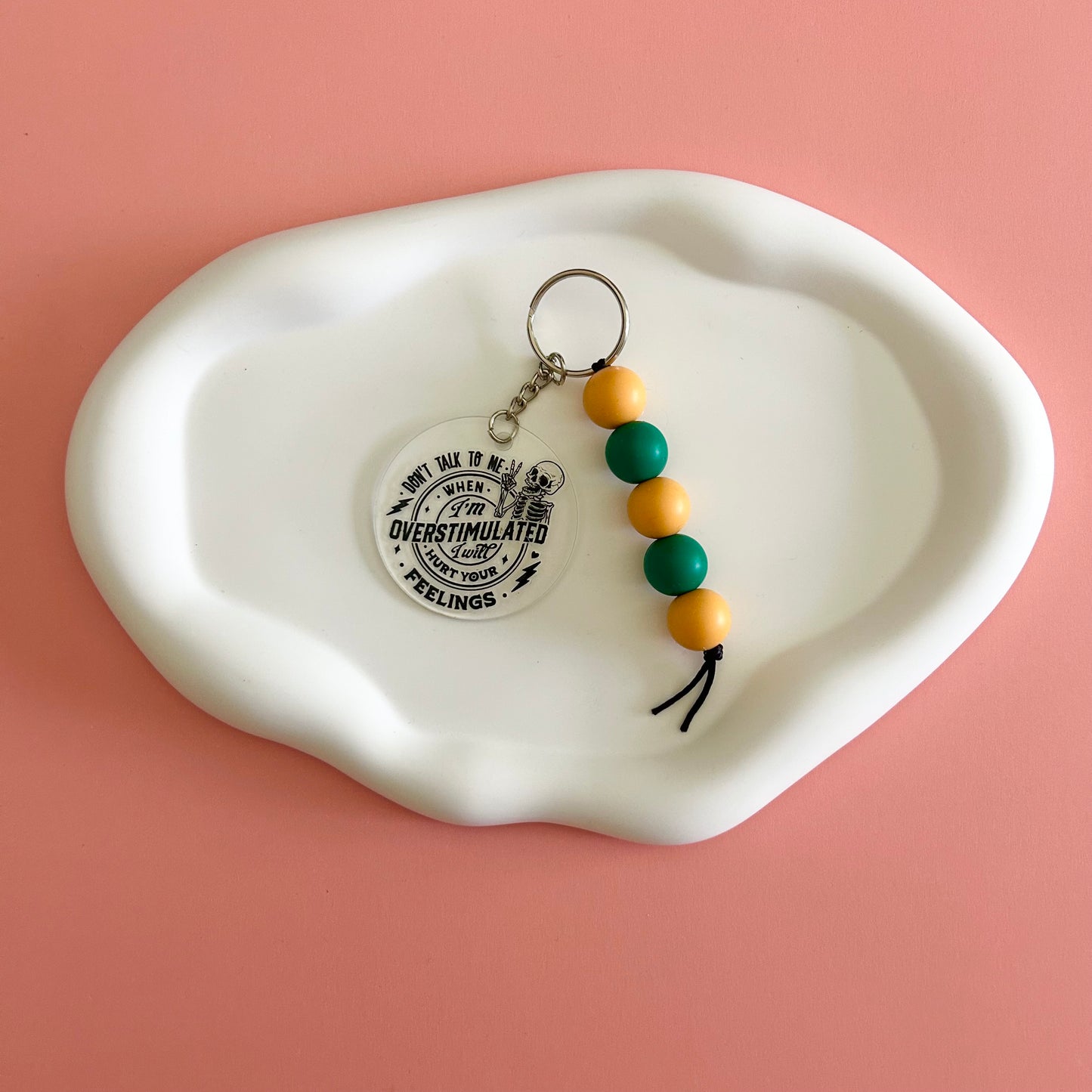 Overstimulated Keychain