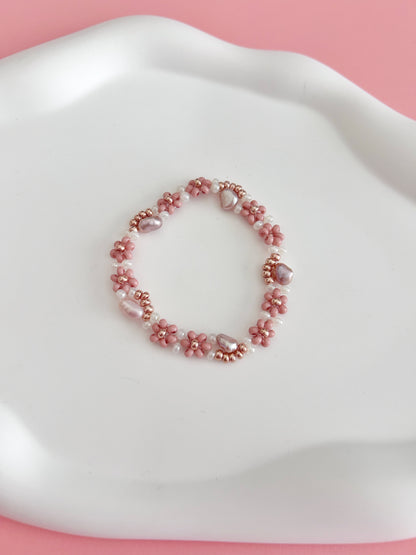Pearl Daisy Bracelet