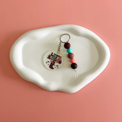 Let's Rodeo Keychain