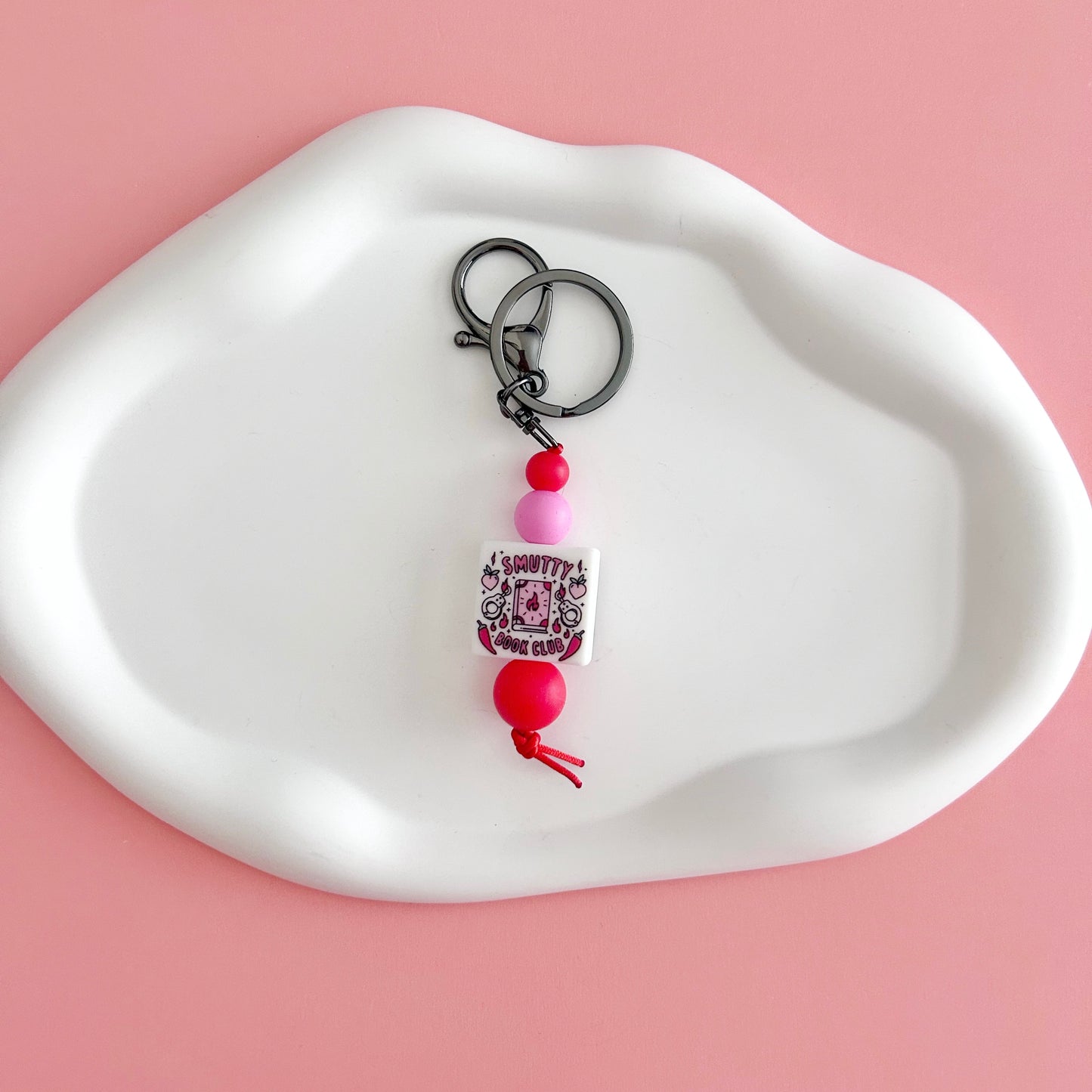 Smutty Book Club Keychain
