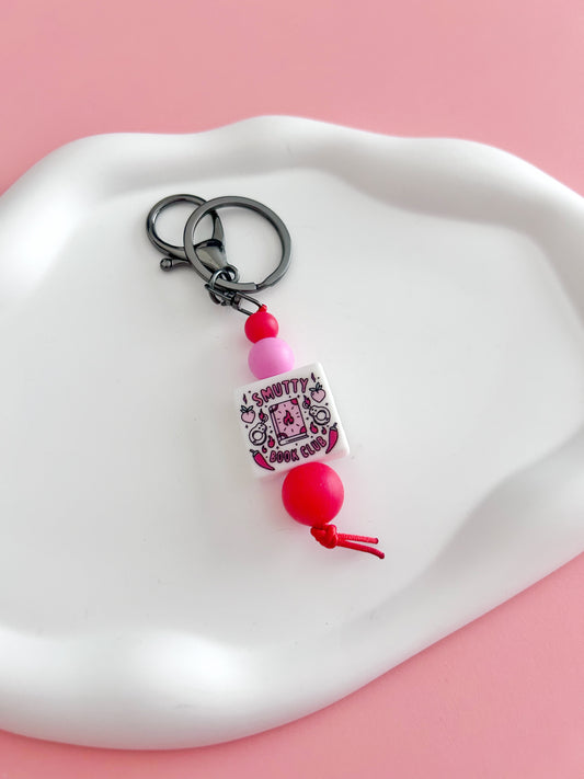 Smutty Book Club Keychain