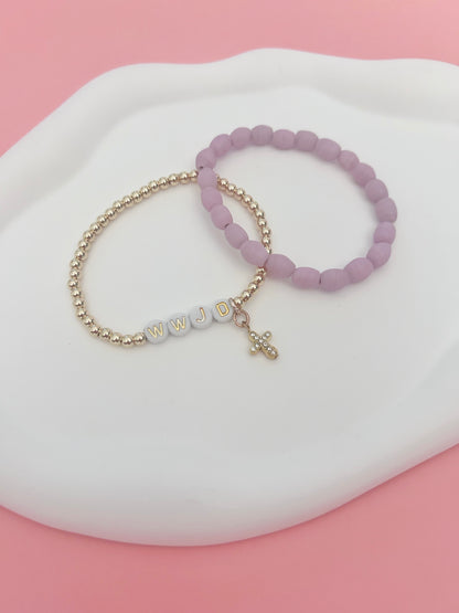 WWJD Bracelet Stack