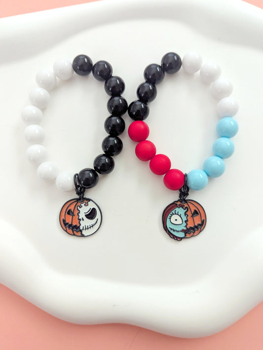 Jack and Sally Kids Charm Bracelets
