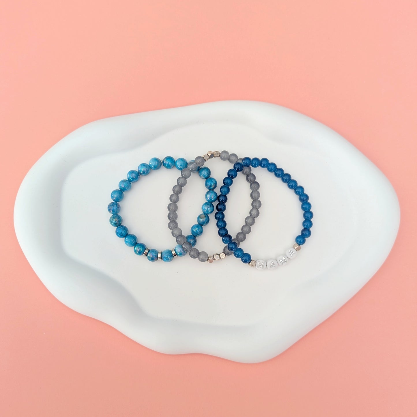 Blue and Gray Mama Stack