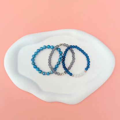 Blue and Gray Mama Stack