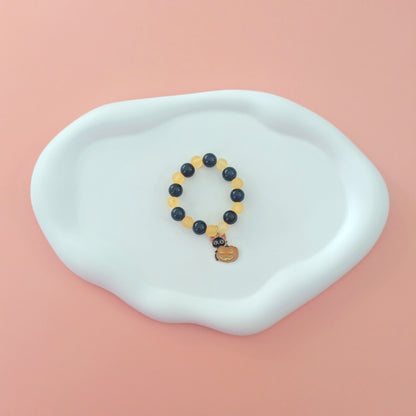 Black Cat Charm Kids Bracelet