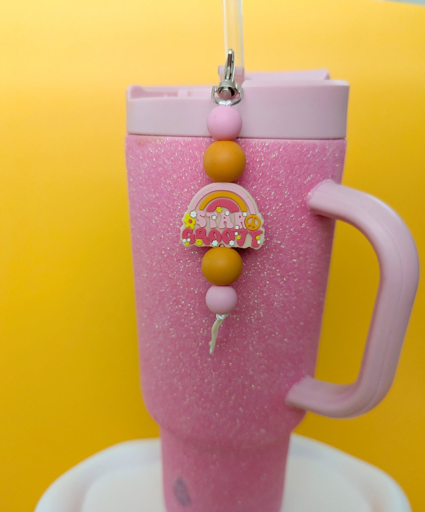 Sips and Trips Straw Charm