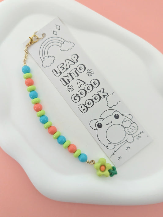 Leap Into a Good Book Bookmark