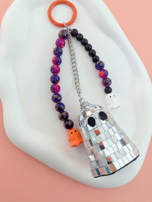 Disco Ghost Bag Charm