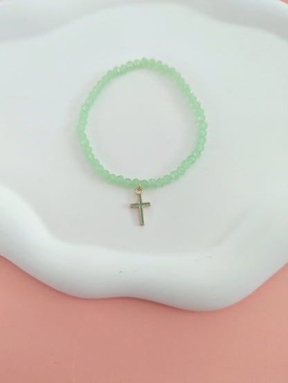 Cross Charm Bracelet