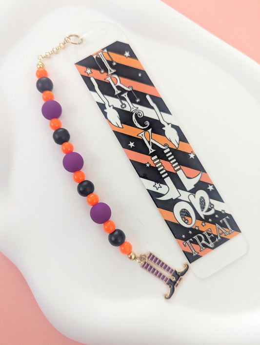Trick or Treat Acrylic Bookmark
