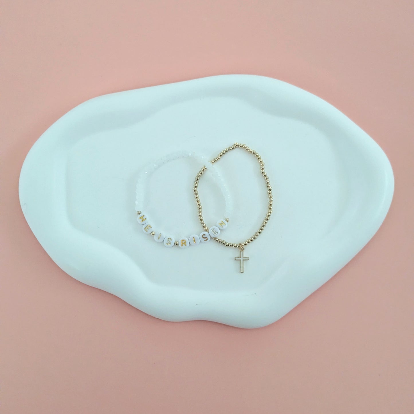 He is Risen Bracelet Stack