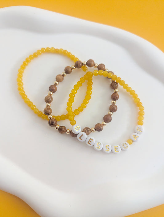 Blessed AF Bracelet Stack